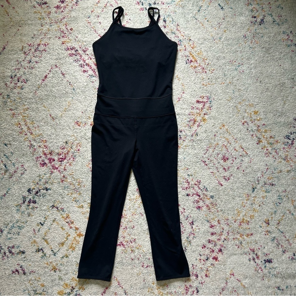 Lucy Perfect‎ Core Athletic Jumpsuit in Black sz S
